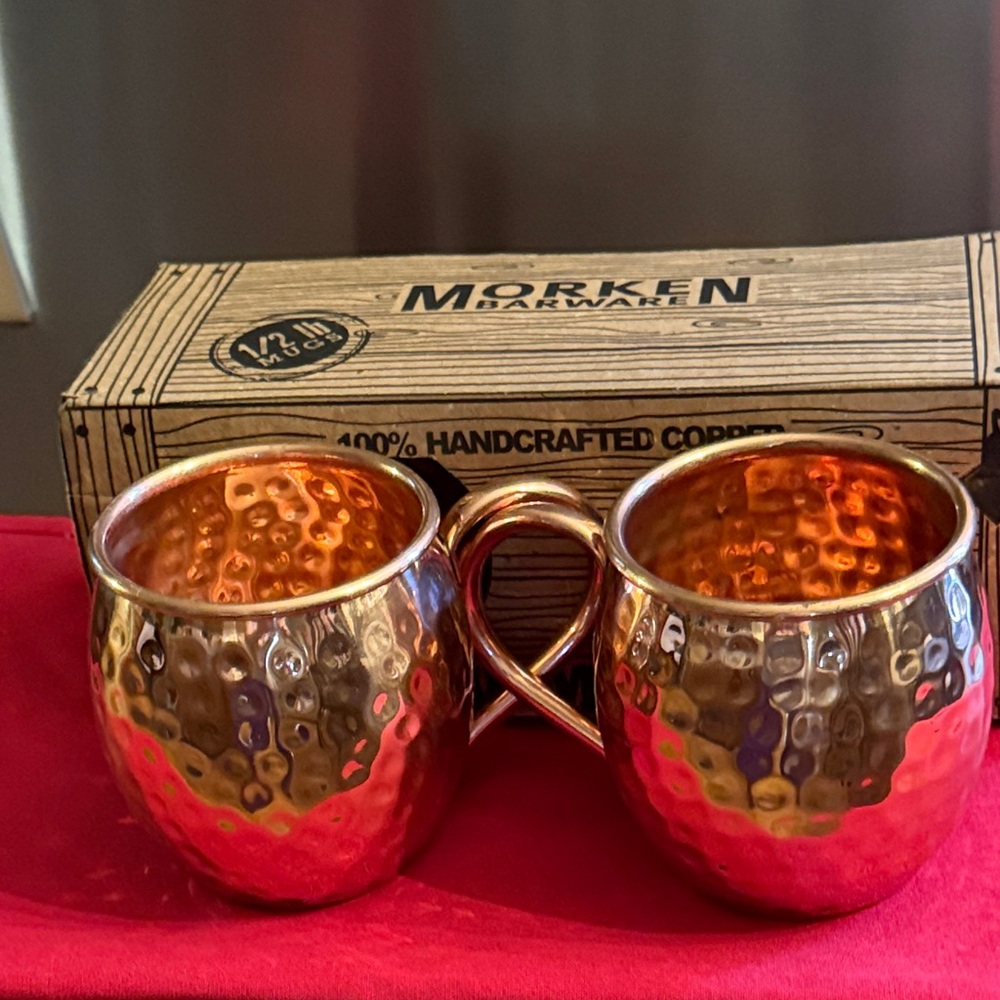 Moscow Mule Mugs ( New in Box)